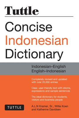 Tuttle Concise Indonesian Dictionary: Indonesian-English/English-Indonesian Paperback Tuttle Publishing