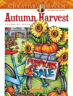 Creative Haven Autumn Harvest Coloring Book Paperback Dover Publications