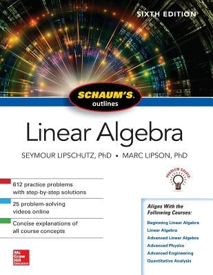 Schaum's Outline of Linear Algebra Paperback McGraw-Hill Companies