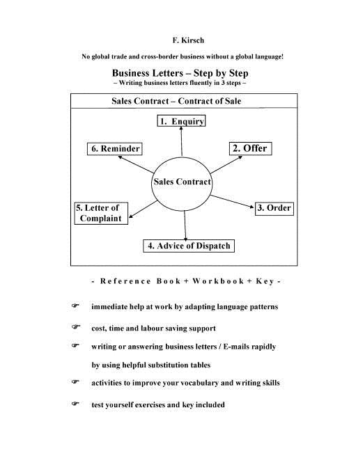 Business Letters - Step by Step: Writing business letters fluently in 3 steps Paperback Createspace Independent Publishing Platform