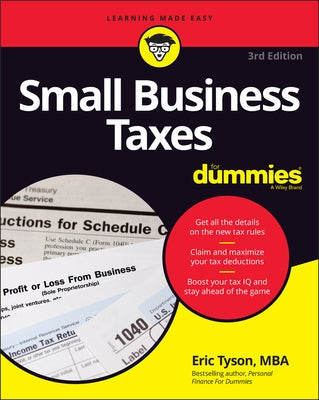 Small Business Taxes for Dummies Paperback For Dummies