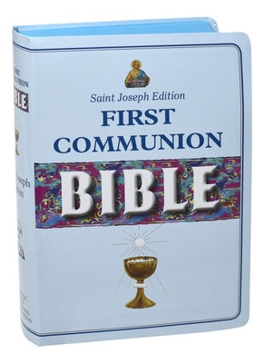 New Catholic Bible -- Med. Print Dura Lux (Boys Communion) Bible Catholic Book Publishing