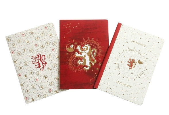 Harry Potter: Gryffindor Constellation Sewn Notebook Collection (Set of 3) Paperback Insights