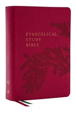 Nkjv, Evangelical Study Bible, Leathersoft, Rose, Red Letter, Comfort Print: Christ-Centered. Faith-Building. Mission-Focused. Bible Thomas Nelson