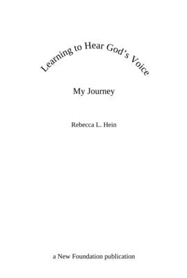 Learning to Hear God's Voice: My Journey Paperback George Fox Fund, Inc.