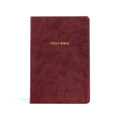 KJV Rainbow Study Bible, Burgundy Leathertouch, Indexed Bible Holman Bibles