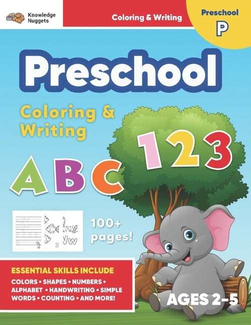 Jumbo ABC's & 123 Preschool Coloring Workbook: Ages 2 and up, Colors, Shapes, Numbers, Letters, Learn to Write the Alphabet (Essential Activity Book f Paperback This Is Charlotte.