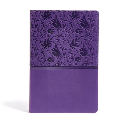 KJV Super Giant Print Reference Bible, Purple Leathertouch, Indexed by Holman Bible Publishers