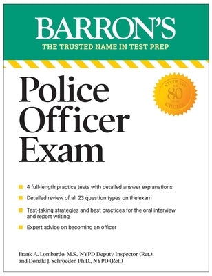 Police Officer Exam, Eleventh Edition Paperback Barrons Educational Services