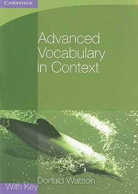 Advanced Vocabulary in Context Paperback Cambridge University Press