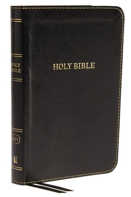 KJV, Thinline Bible, Compact, Imitation Leather, Black, Red Letter Edition Bible Thomas Nelson