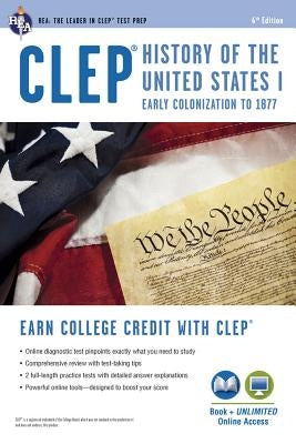 Clep(r) History of the U.S. I Book + Online Paperback Research & Education Association