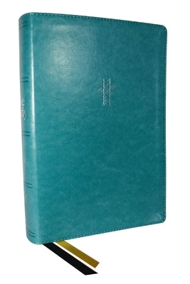 Nkjv, the Bible Study Bible, Leathersoft, Turquoise, Comfort Print: A Study Guide for Every Chapter of the Bible Bible Thomas Nelson