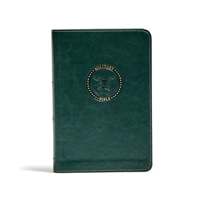 CSB Military Bible, Green Leathertouch Bible Holman Bibles