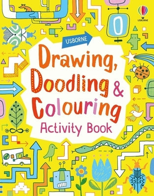 Drawing, Doodling and Coloring Activity Book Paperback Usborne Books