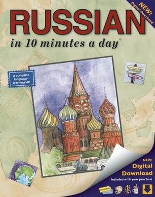 Russian in 10 Minutes a Day: Language Course for Beginning and Advanced Study. Includes Workbook, Flash Cards, Sticky Labels, Menu Guide, Software, Paperback Bilingual Books (WA)