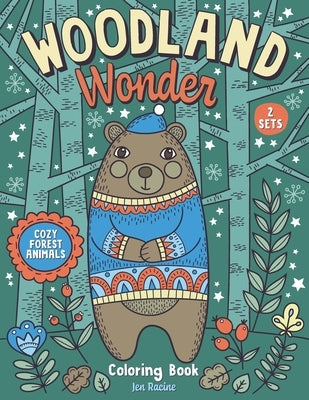 Woodland Wonder: Cozy Forest Animals Coloring Book Paperback Eclectic Esquire Media, LLC