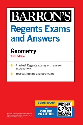 Regents Exams and Answers: Geometry, Sixth Edition Paperback Barrons Educational Services