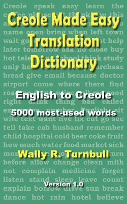 Creole Made Easy Translation Dictionary Paperback Light Messages