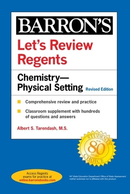 Let's Review Regents: Chemistry--Physical Setting Revised Edition Paperback Barrons Educational Services