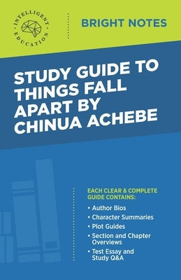 Study Guide to Things Fall Apart by Chinua Achebe Paperback Dexterity