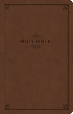 KJV Thinline Bible, Brown Leathertouch, Value Edition Bible Holman Bibles