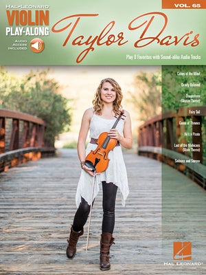 Taylor Davis: Violin Play-Along Volume 65 [With Access Code] Other Hal Leonard Publishing Corporation