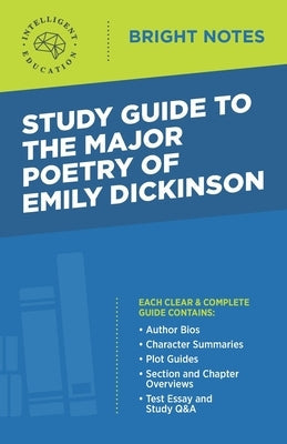 Study Guide to The Major Poetry of Emily Dickinson Paperback Dexterity