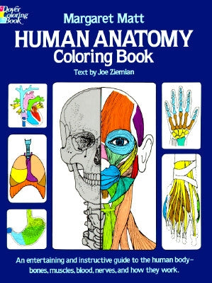 Human Anatomy Coloring Book Paperback Dover Publications