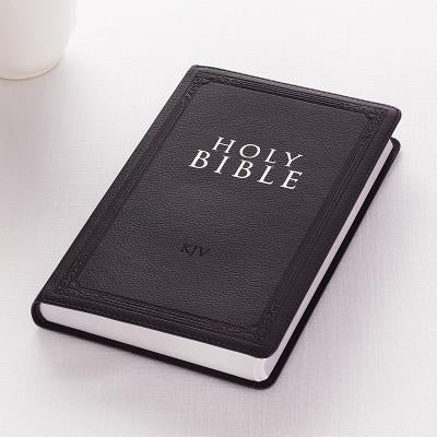 KJV Budget Gift & Award Lux-Leather Black Imitation Leather Christian Art Gifts Inc