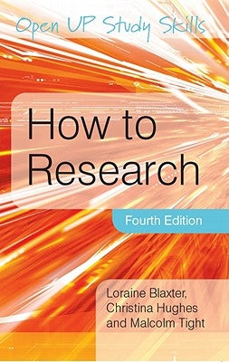 How to Research Paperback Open University Press