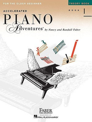 Accelerated Piano Adventures for the Older Beginner - Theory Book 1 Paperback Faber Piano Adventures