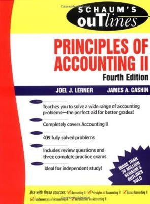 Schaum's Outline of Principles of Accounting II Paperback McGraw-Hill Companies