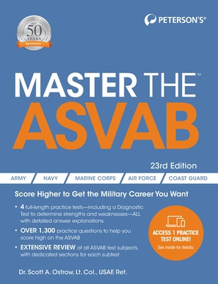 Master the ASVAB Paperback Peterson Nelnet Co