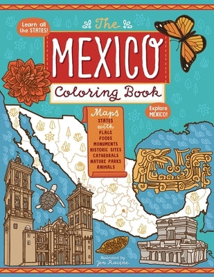 The Mexico Coloring Book Paperback Eclectic Esquire Media, LLC