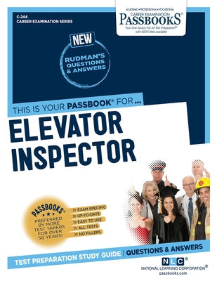Elevator Inspector (C-244): Passbooks Study Guide Paperback National Learning Corp