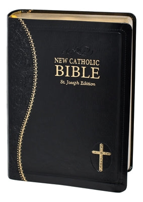 New Catholic Bible Medium Print Dura Lux (Black) Bible Catholic Book Publishing
