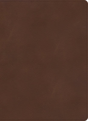 KJV Single-Column Wide-Margin Bible, Brown Leathertouch Bible Holman Bibles