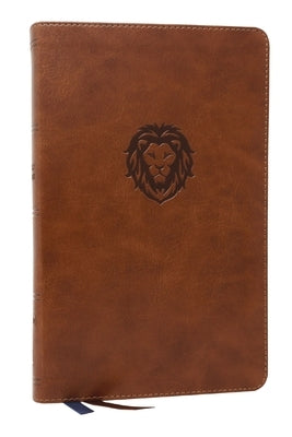 Nkjv, Thinline Bible Youth Edition, Leathersoft, Brown, Red Letter Edition, Comfort Print Bible Thomas Nelson