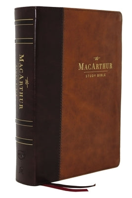 Nkjv, MacArthur Study Bible, 2nd Edition, Leathersoft, Brown, Indexed, Comfort Print: Unleashing God's Truth One Verse at a Time Bible Thomas Nelson
