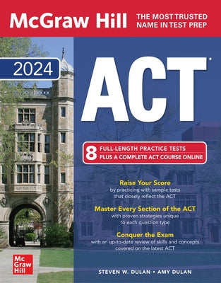 McGraw Hill ACT 2024 Paperback McGraw-Hill Companies