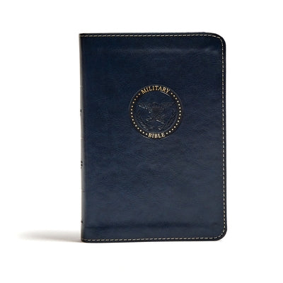 CSB Military Bible, Navy Blue Leathertouch Bible Holman Bibles