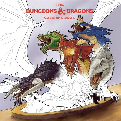 The Dungeons & Dragons Coloring Book: 80 Adventurous Line Drawings Paperback Ten Speed Press