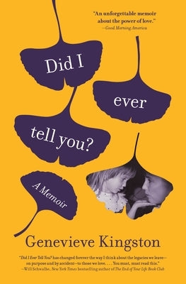 Did I Ever Tell You?: A Memoir Paperback S&s/ Marysue Rucci Books