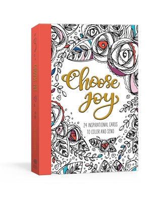 Choose Joy Postcard Book: 24 Inspirational Cards to Color and Send Paperback Ink & Willow
