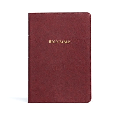 KJV Large Print Thinline Bible, Burgundy Leathertouch Bible Holman Bibles