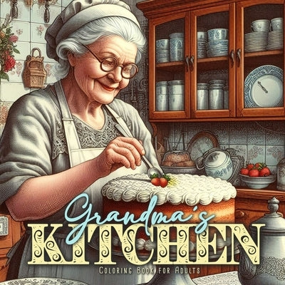 Grandma´s Kitchen Coloring Book for Adults: Cottage Kitchen Coloring Book for Adults Vintage Coloring Book for Adults Grandma Portraits Paperback Monsoon Publishing LLC Sonja LIDL Info@monsoo