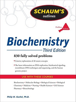Schaum's Outline of Biochemistry Paperback McGraw-Hill Companies