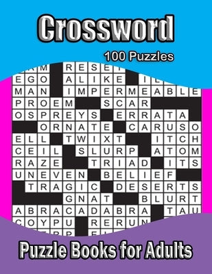 Crossword Puzzle Books for Adults: (Crossword Puzzle Books For Adults) by Lazo, James