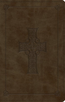 Large Print Value Thinline Bible-ESV-Cross Design by Esv Bibles